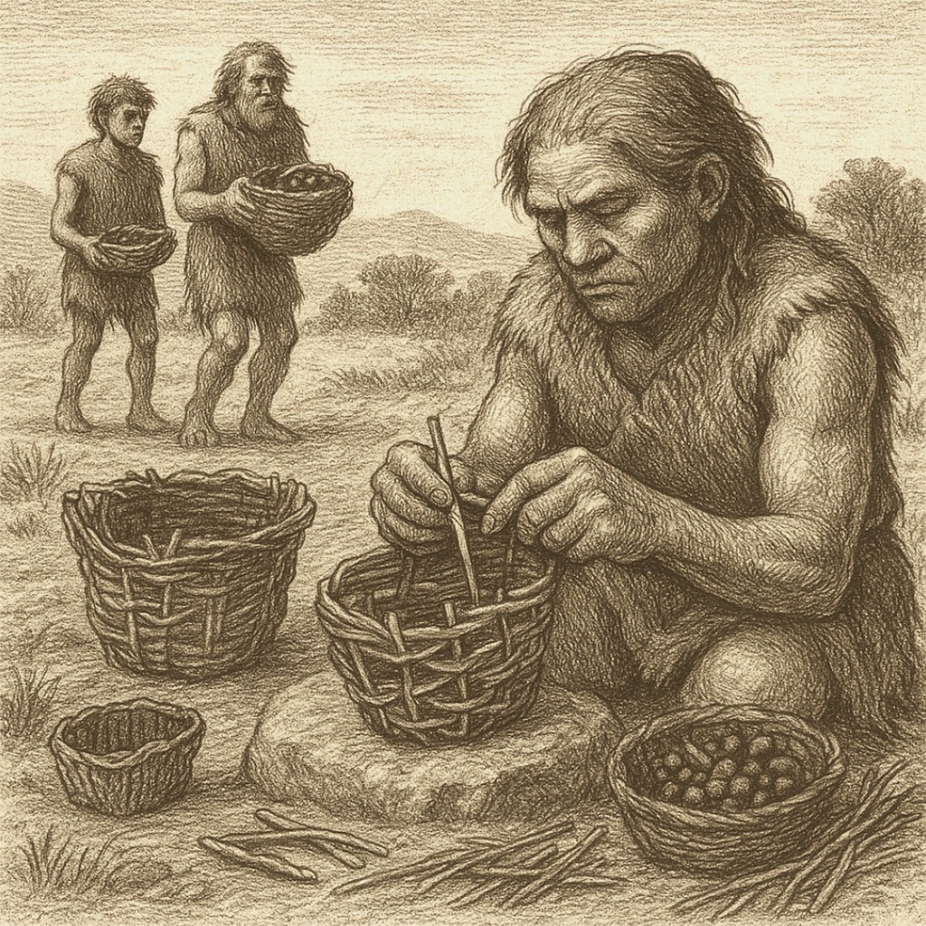 Woven baskets: humanity's first containers