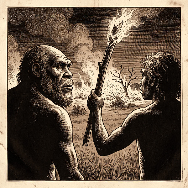 Conquering fire: the first step towards mastering nature