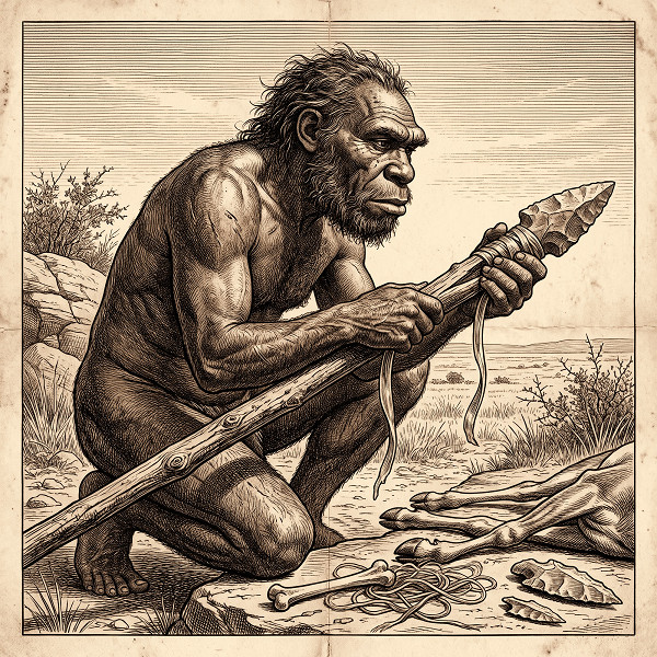 Stone meets wood: the first hafted tools